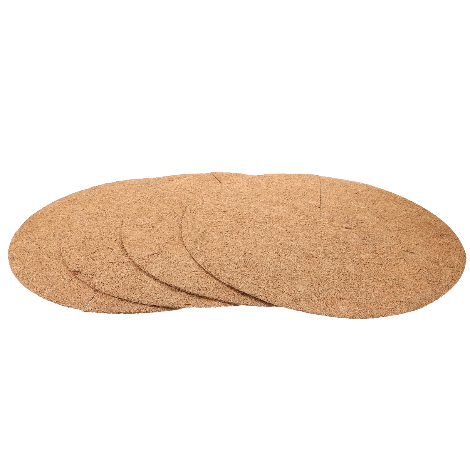 

4 шт. кольцевых защитных покрытий из кокосового волокна для корней растений, защита стволов деревьев, садовые кольца