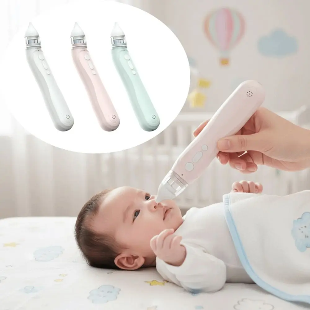 Electric Music Baby Electric Nasal Cleaner Cleans Snot Removing Mucus Earwax Removal Device Nasal Aspirator For Babies