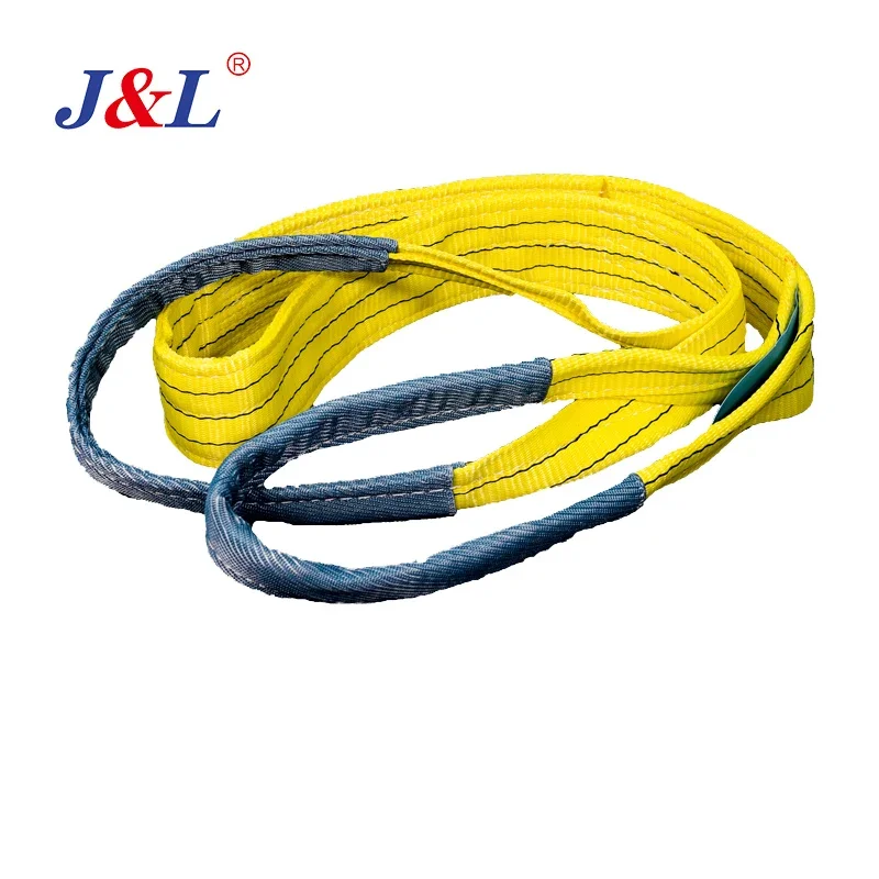1T Webbing Sling Polyester/polypropylene 6:1 7:1 EN Standard Customized OEM ODM Polyester Sling