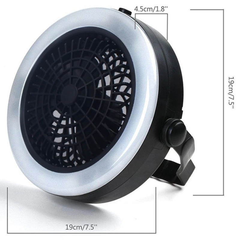 6A-Camping Lantern Emergency Rescue Kit With Fan Emergency Hurricane Power Outage Camping Lantern