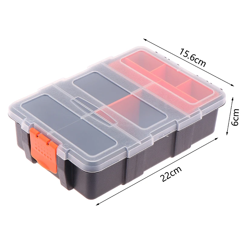 Storage Compartment Plastic Tool Sorting Box Fishing Tackle Bait Organizer Screw Storage Box