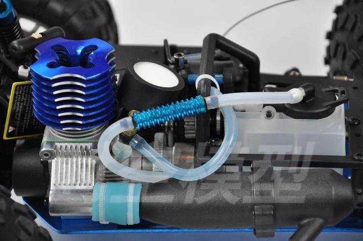 HSP 80119 Fuel Tank Air Cooler Cooling Radiator for 1/8 1/10 Nitro RC Car Engine Upgrade Parts Accessories view 4