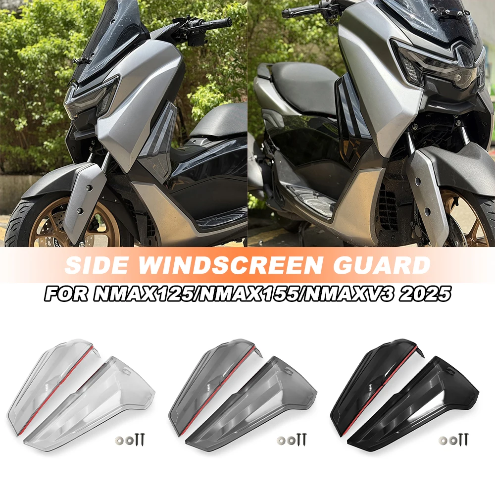 

For NMAX125 155 V3 2025 2026 NMAX 155 Motorcycle Winding Strip Wind Fixed Wind Wing Leg Shield Side Protection Windshield
