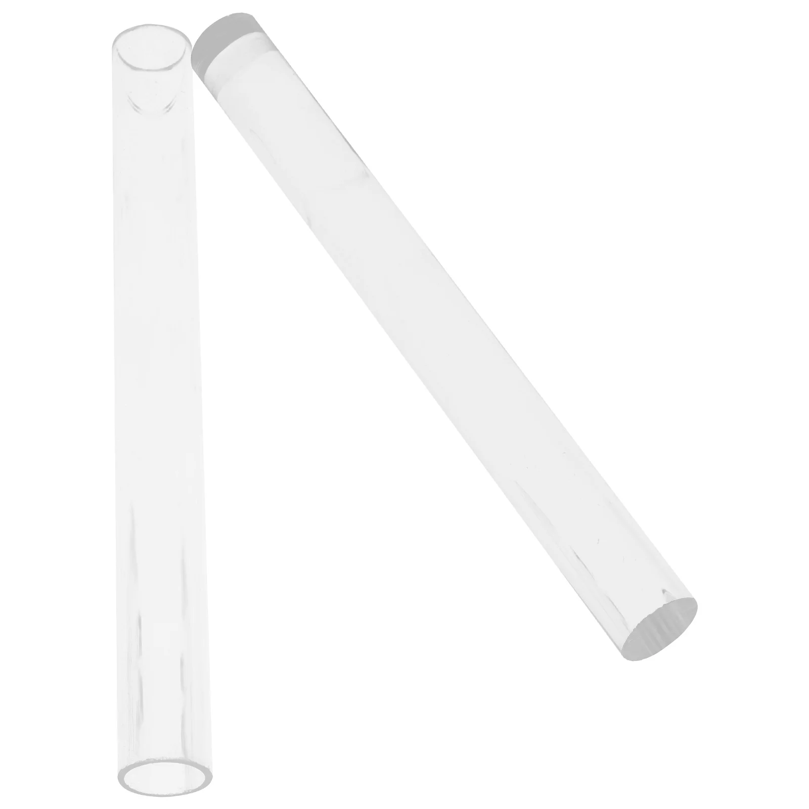 

2pcs Acrylic Rolling Pin Set Transparent Solid Hollow Clay Baking Tool Polymer Accessories Crafting Projects Combination Tools