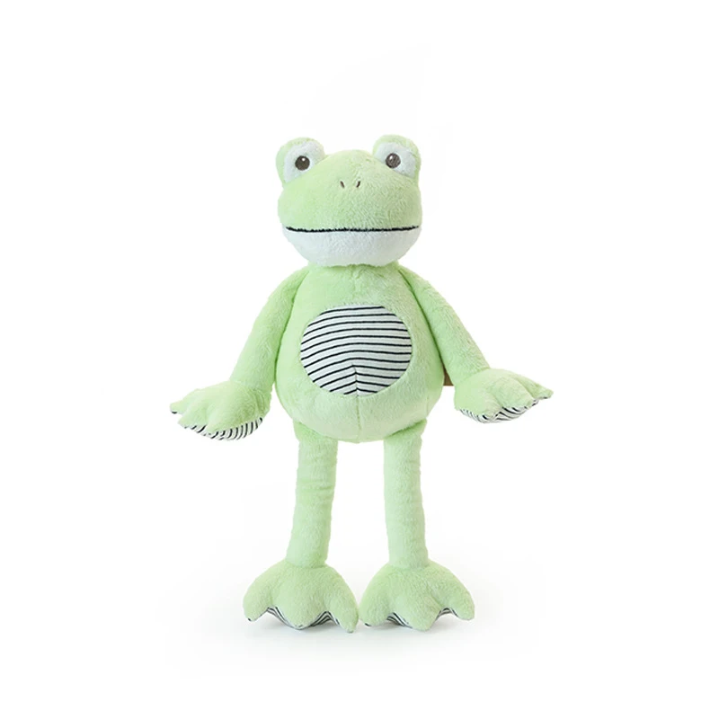 42cm Long Legs Frog Stuffed Animal Soft Green Frogs Plush Toys Baby Cuddle Sleeping Dolls Birthday Toy for Children