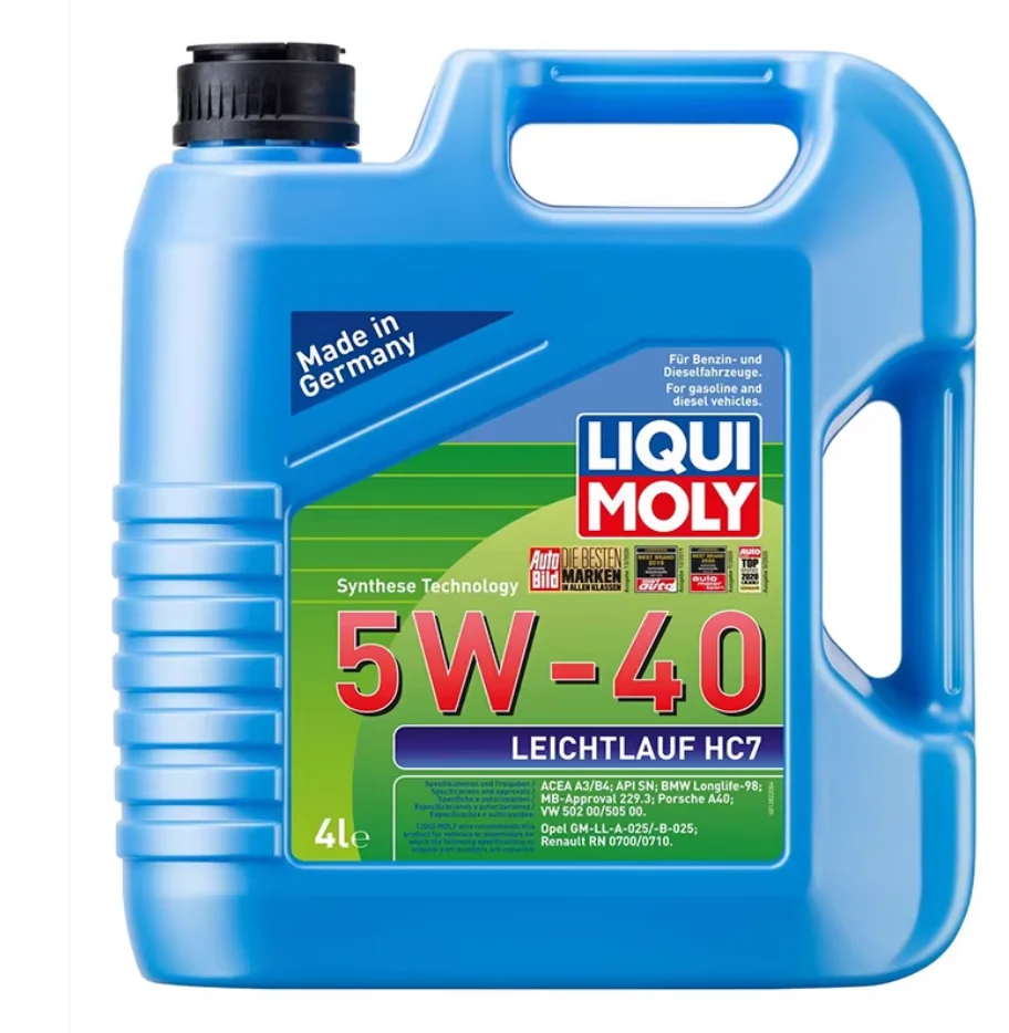 FOR LIQUI MOLY Leichtlauf HC7 5W-40 1L Saves Fuel And Reduces Pollutant Emissions