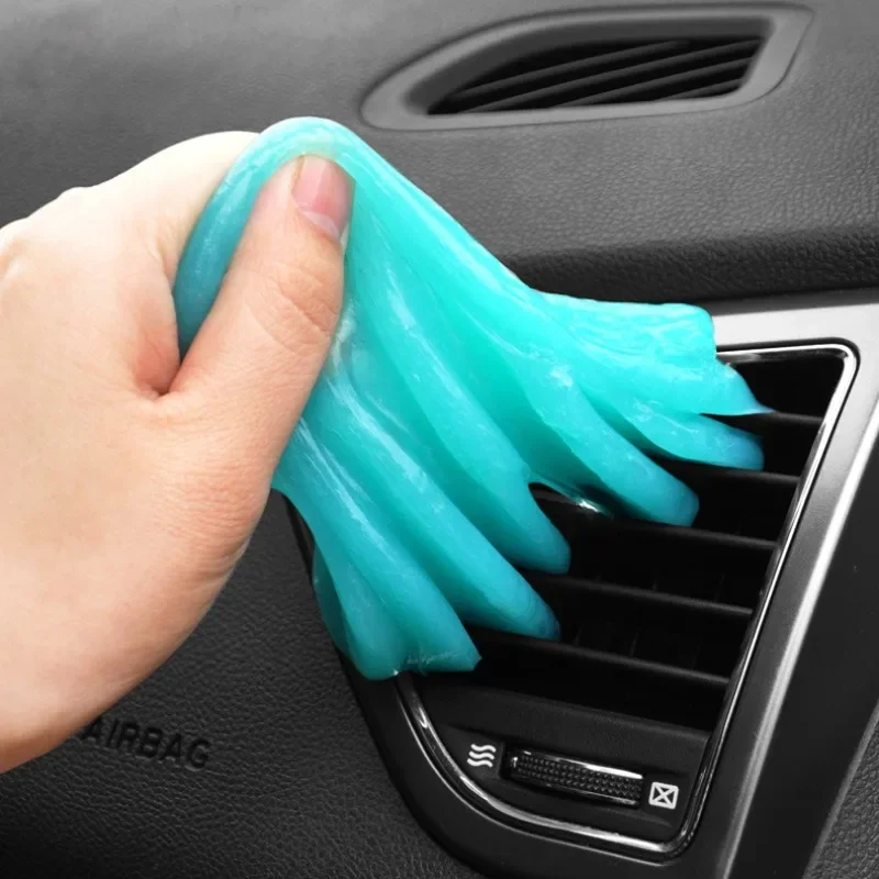 70g Car Cleaning Gel Slime Magic Mud Automobile Air Vent Computer Keyboard Dirt Dust Remover Gel Car Wash Interior Cleaning Tool