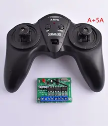 2.4G 송신기 6CH 원격 컨트롤러 DC 6V-15V 대용량 수신기 라디오 시스템 DIY RC 보트 자동차 무선 제어용, 대형 전력 리시버