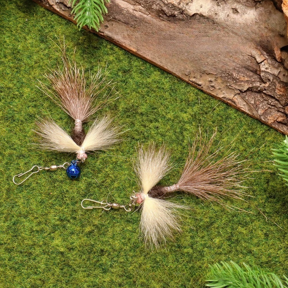 Hand-tied simulation dragonfly Artificial Insect Cat Toys Ca
