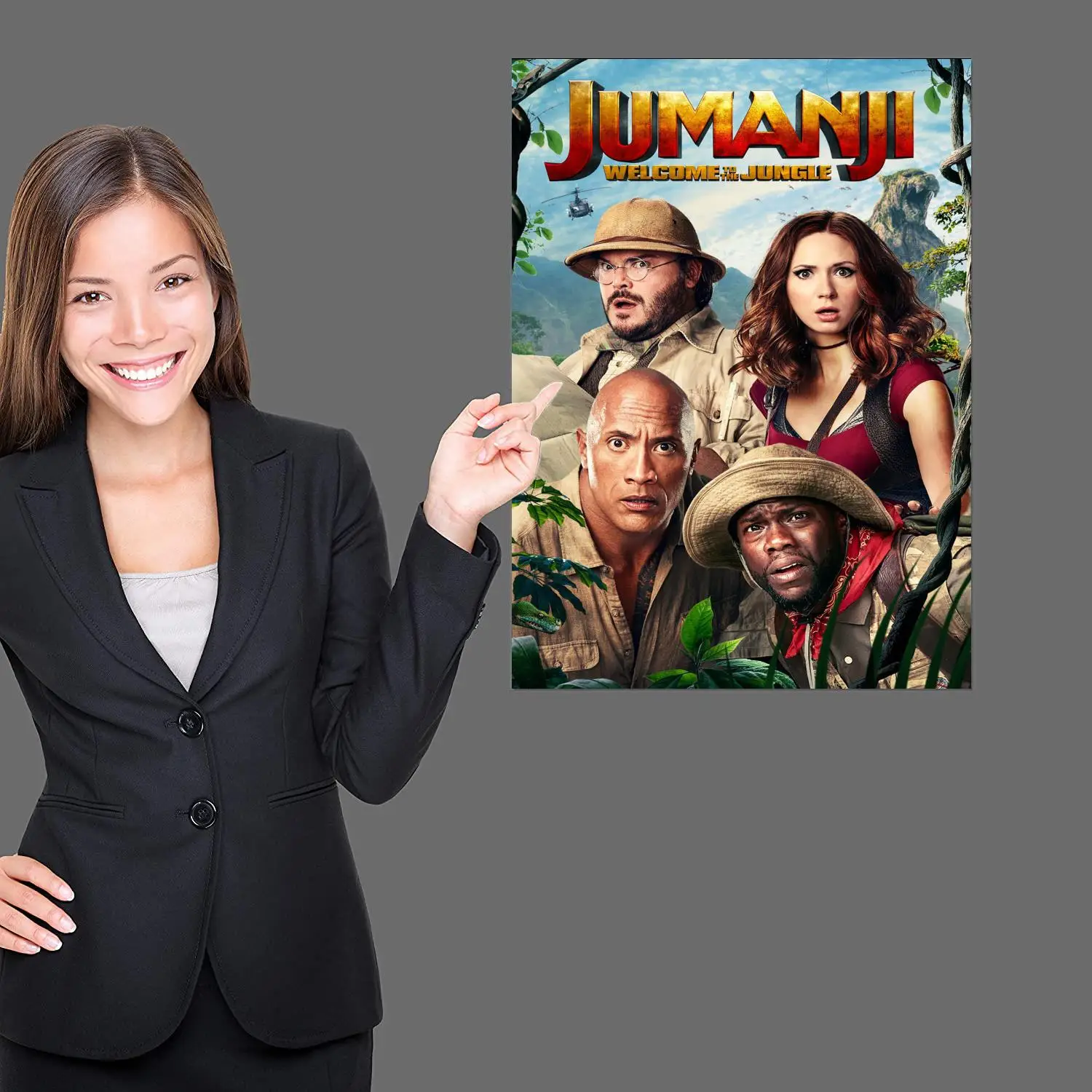 Jumanji The Video Game Poster Prints Wall Art Canvas Painting Poster For Modern Family Living Room Home Decor