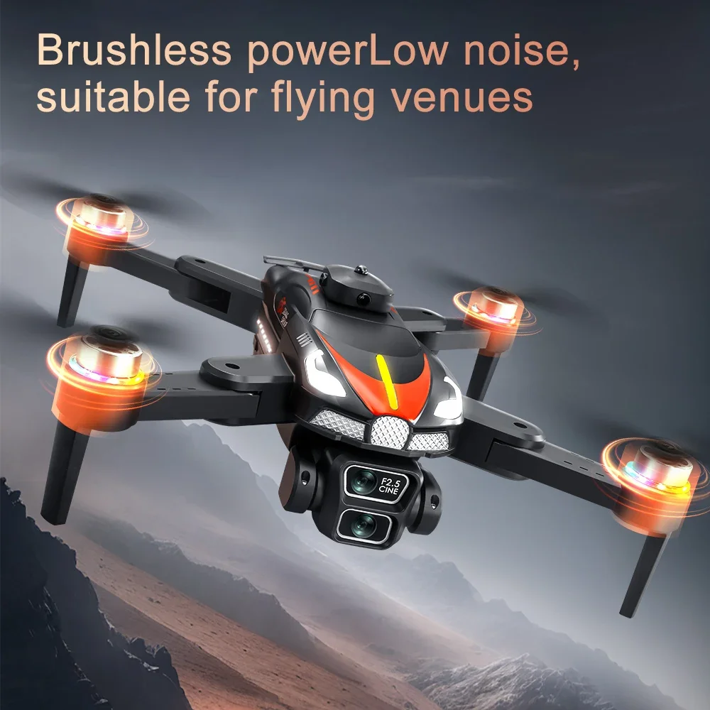V192 brushless obstacle avoidance drone 8K HD dual camera aerial photography optical flow positioning remote control toy