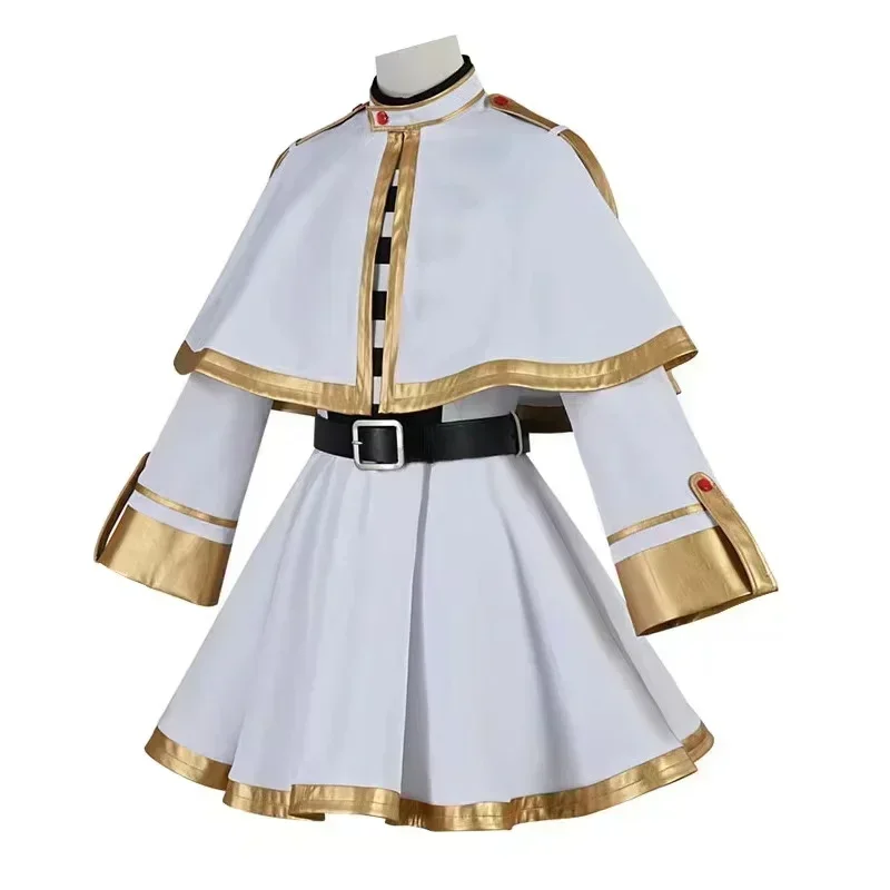 Sousou No Frieren Cosplay Costume Wig Shoes Anime Figures Magician Dress Elf Ear Halloween Party Charistmas for Women