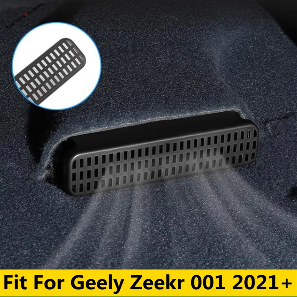 Seat Floor Air Outlet Decoral Protector Cover Seat Bottom Anti-Blocking Trim Fit For Geely Zeekr 001 2021 - 2023 Car Accessories