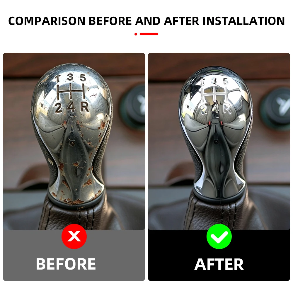 Car Gear Shift Knob for Peugeot 206 207 307 Citroen Elysee 5 Speed Manual Lever Shifter Handle Handball Interior Accessories