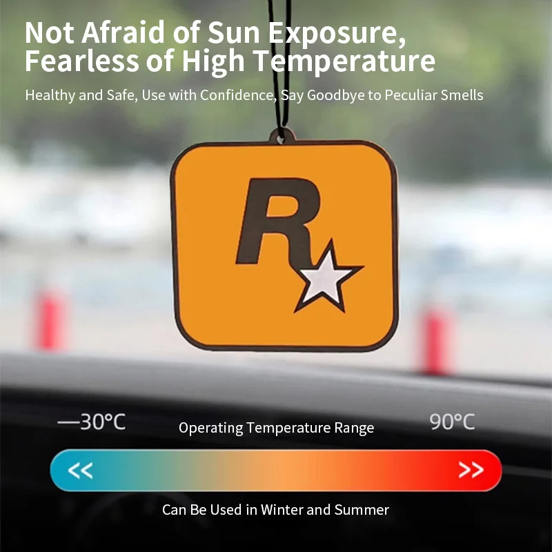 

Car Aromatherapy Fragrant Tablets Persistent Deodorize Perfume Pendant Fragrance Card R-star Ornament