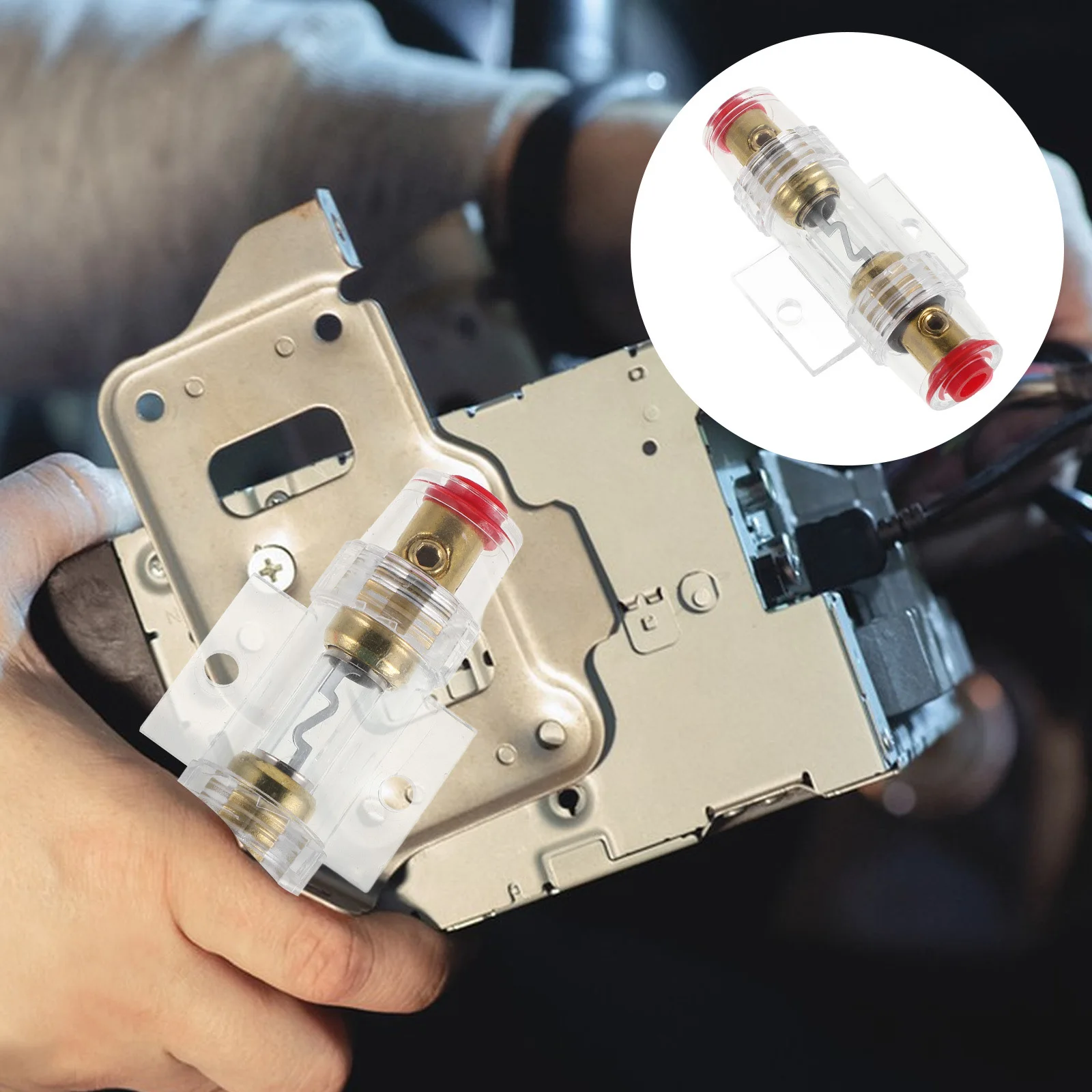 

Safety Car Audio Fuse Holder Durable Protection Inline Circuit Breaker Auto ReplacementCar Horn Automotive Parts