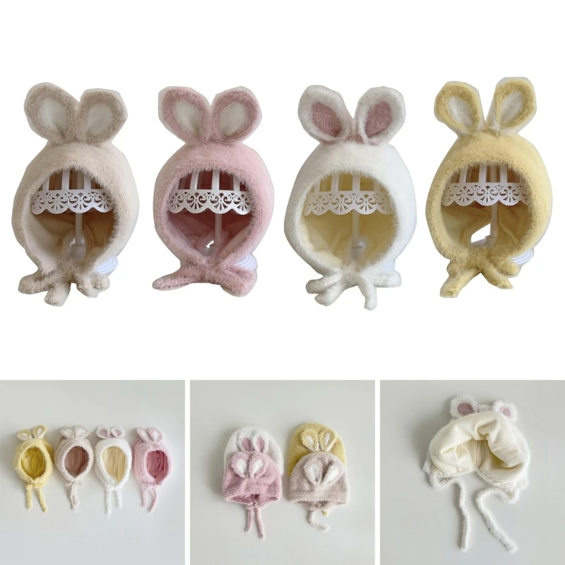 Modieuze verzonken oorwarmers voor baby's Warm en trendy babymutsje Comfortabel draagcomfort A2UB