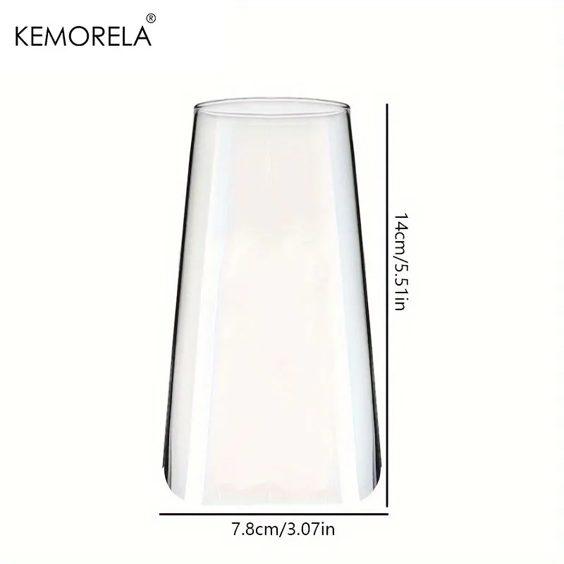 KEMORELA Water Glasses 1/2/4PCS Thin Highball Glasses Clear Tall Glass Cups For Water Juice Drinks and Cocktails Dishwasher Safe