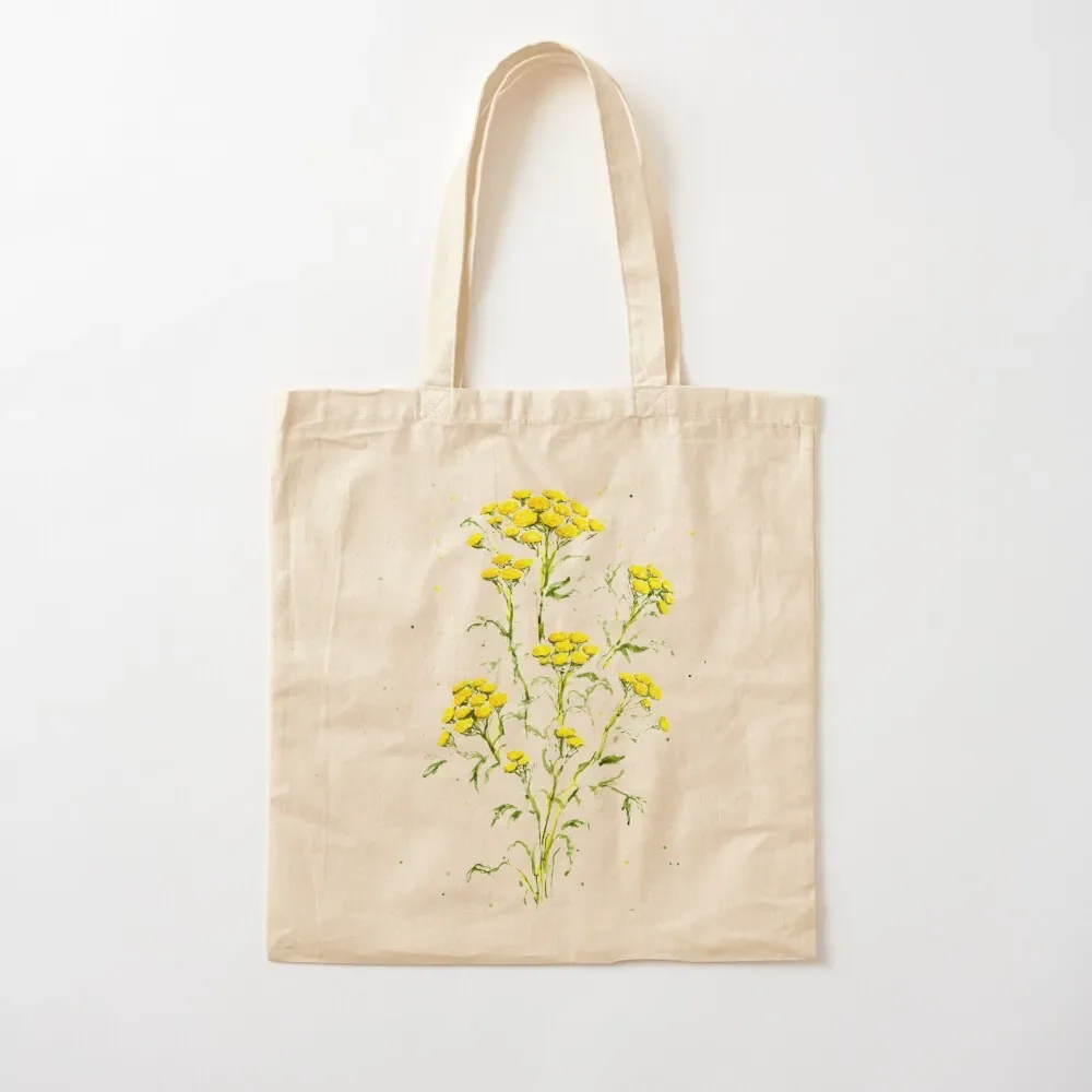 

Golden Buttons - Tansy Tote Bag custom fabric bag handbag Women's handbag reusable grocery bags Tote Bag