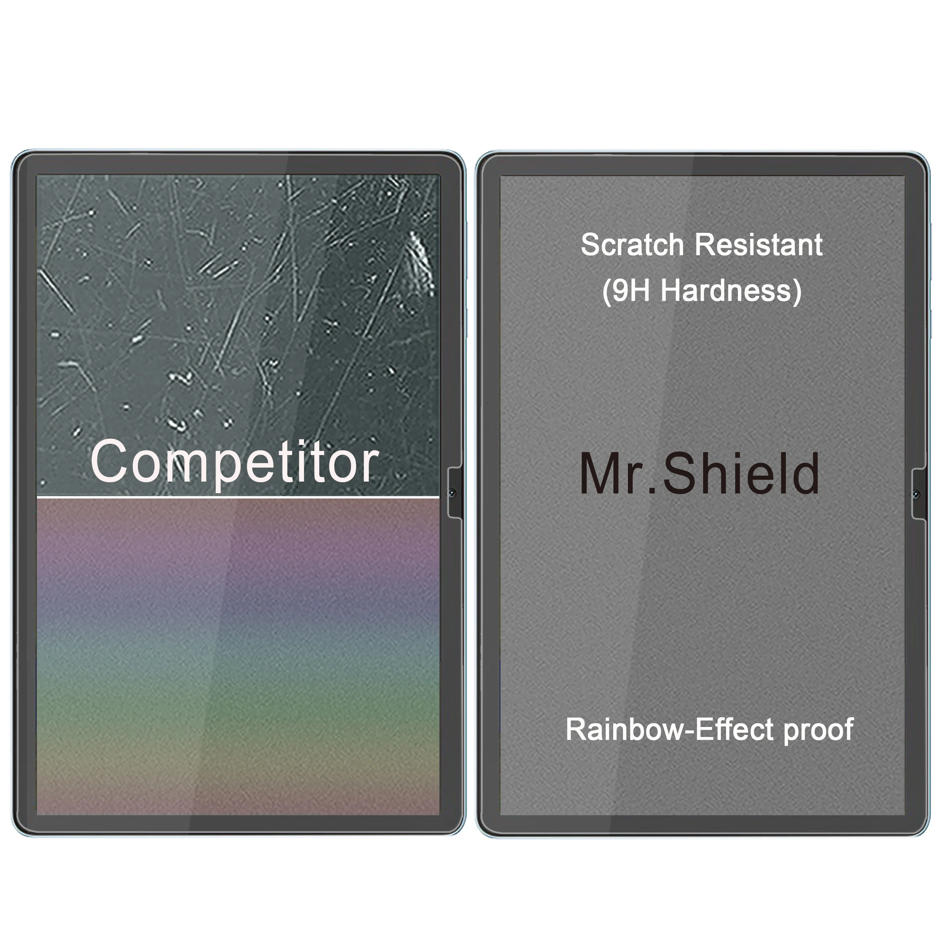 Mr.Shield [2-Pack] Screen Protector For Honor Pad X8 / Honor X8 Lite Tablet 10.1 Inch [Tempered Glass] [9H Hardness]