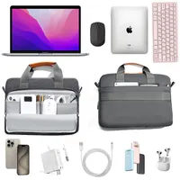 Laptop Computer Shoulder Bag Handbag Waterproof Briefcase Man Women 13 14 15.6 16 17 inch Bags for Macbook Air Samsung Accessory - Image 6