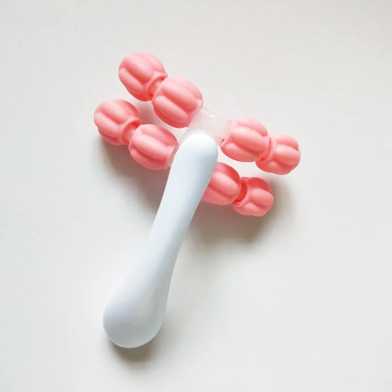 Массажный ролик для тела и инструмент для релаксации мышц с пластиковым дизайном для эффективности, массажеры для мышц