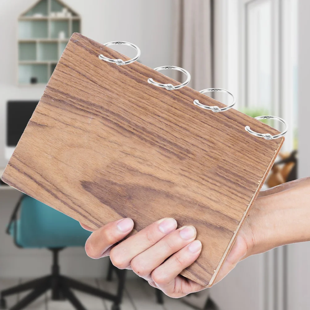 

20Pcs Hollow Nail Binder Rings Safe Non-Injury Metal Rings for Journals Albums Handmade Books DIY Projects Clasp Accessories