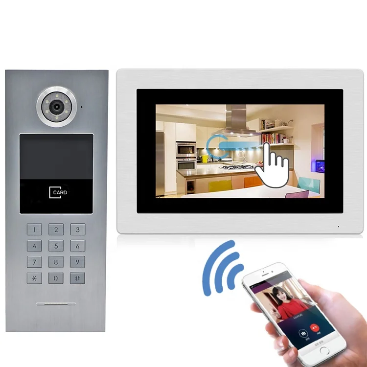 Digital Sip Video Door Phone Intercom System For Villa With Free App