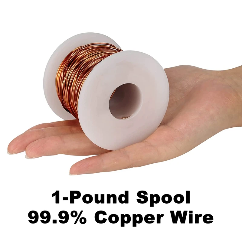 99.9% Dead Soft Copper Wire, 16 Gauge/ 1.3 Mm Diameter,127 Feet / 39M, 1 Pound Spool