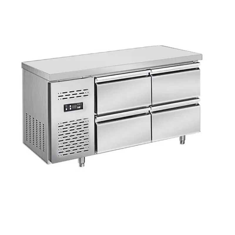

Drawer type refrigerator Commercial refrigerator Air-cooled kitchen Horizontal workbench Operator insulation Commercial kitchen