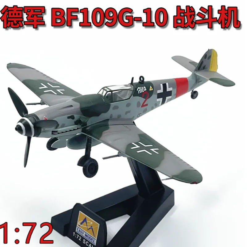 

EASYMODEL 1/72 Scale Germany ME/Bf109G-10 Fighter Plastic Aircraft Model Collection Piece Toy