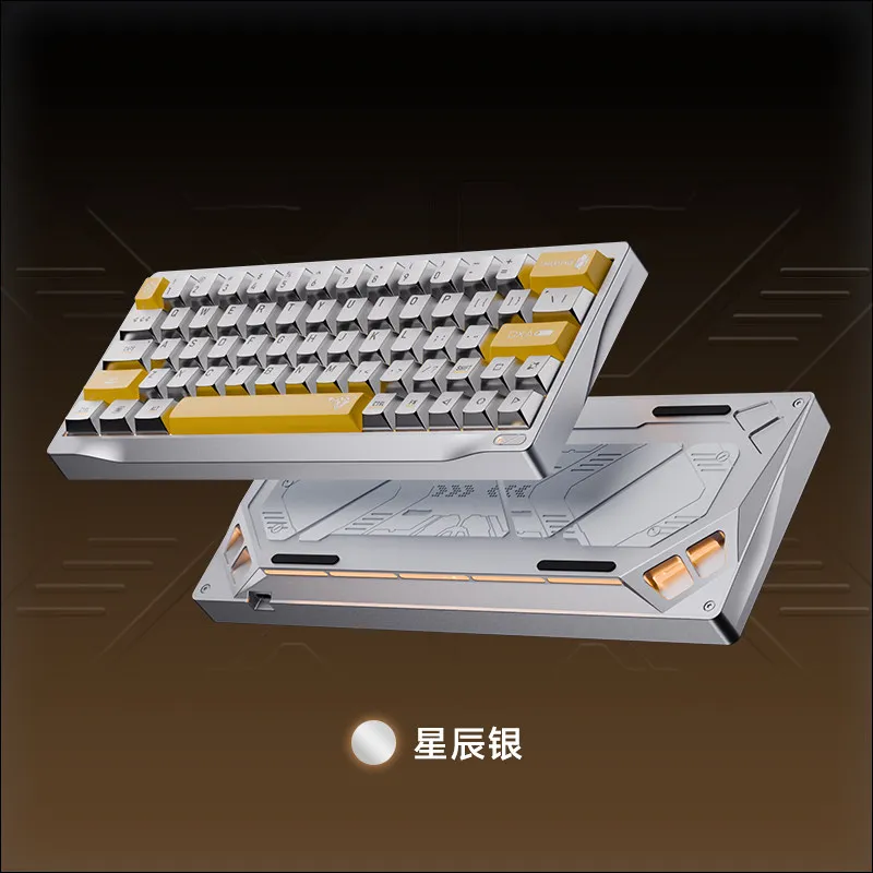 SF60 Aluminum Mechanical Keyboard Customized Type-C Wired RGB 8K Return Rate 0.001RT 64layout E-sports Gaming Office Keyboard