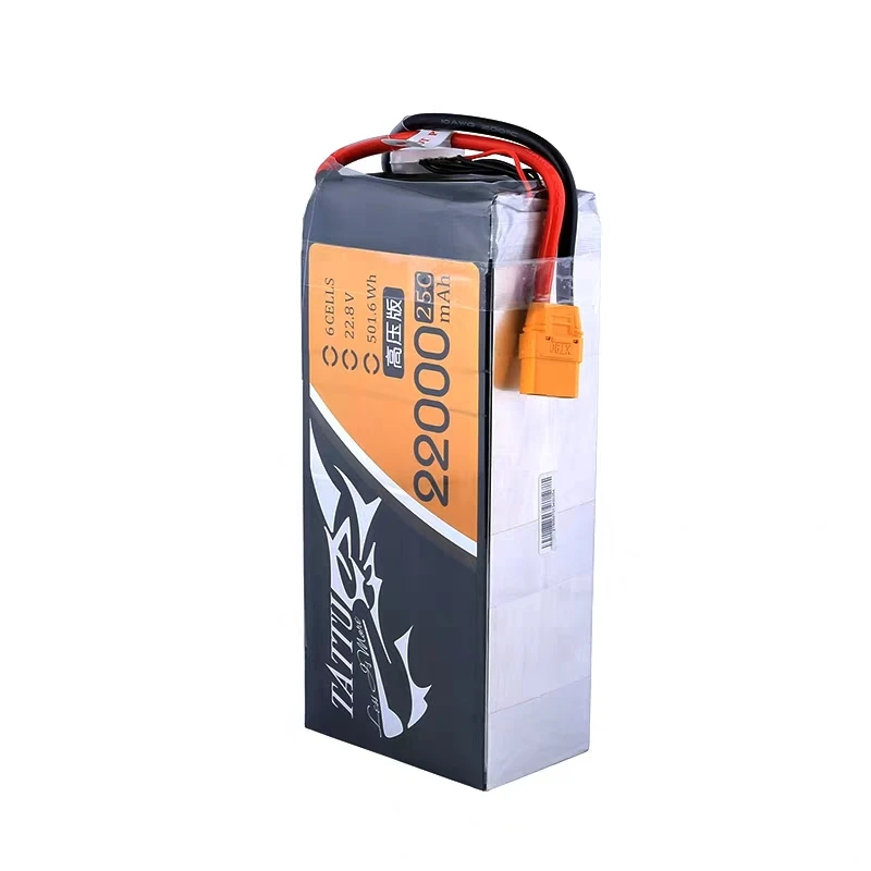 TATTU 22000mAh 22.2V 6S LiPO Battery 25C For Agriculture S