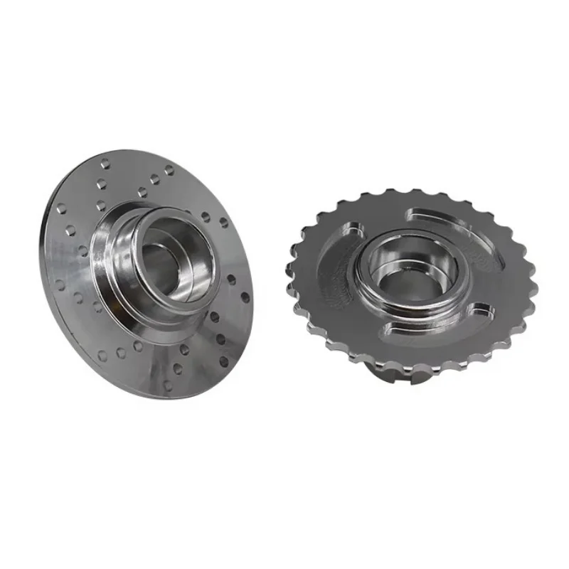 HR Aluminum Rear Brake Disk & Main Sprocket for Kyosho 1/8 Motor Cycle NSR500