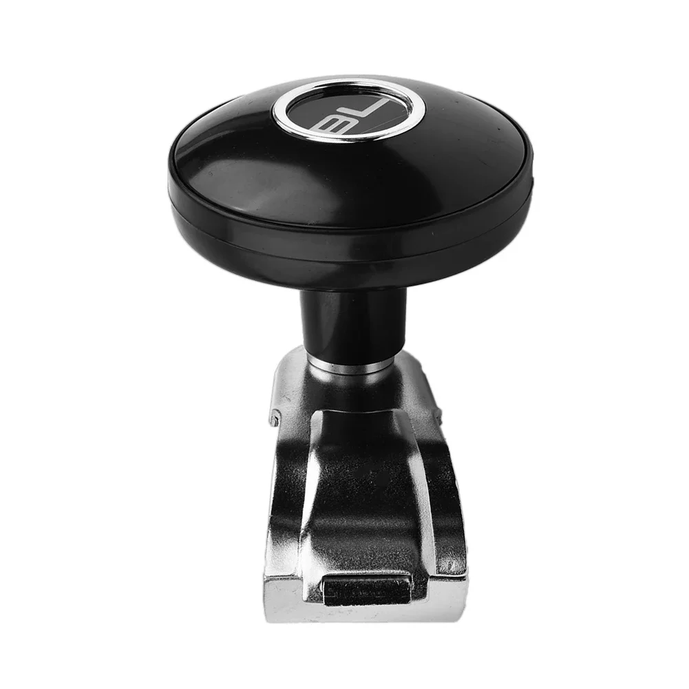 Knob Ball Assister Spinner Aid Power Black Handle Metal+ABS Truck Steering Wheel 1 Pcs 100% Brand New High Quality