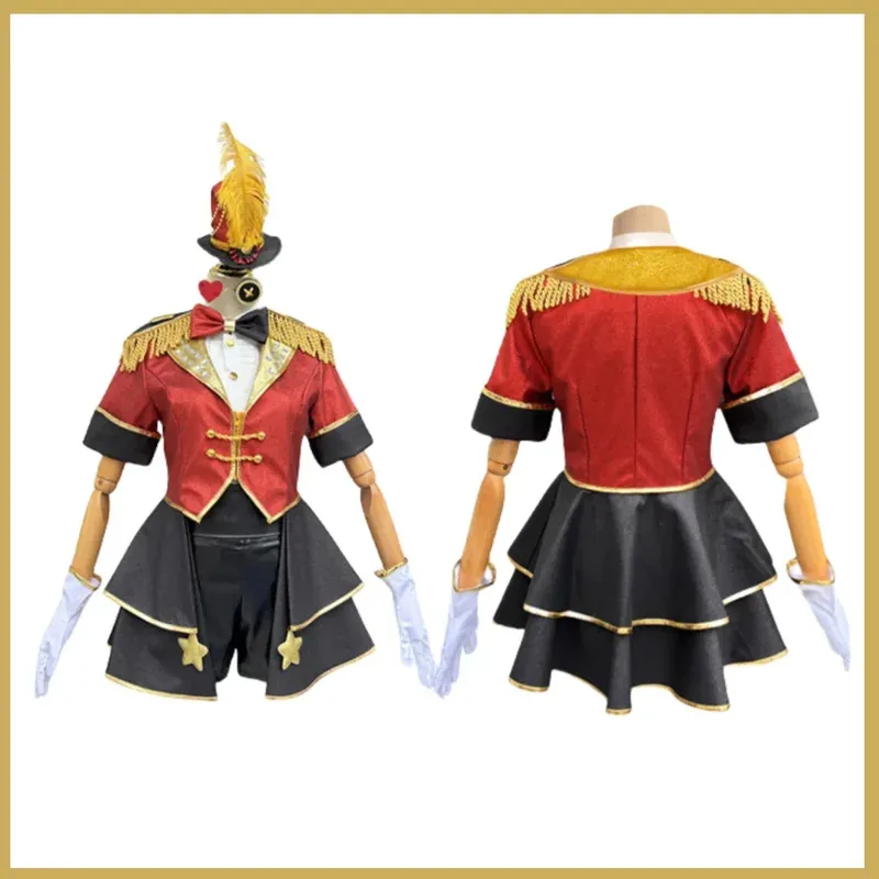 

Game Identity ⅴ Margaretha Zelle Tamer Cosplay Costume Anime Female Dancer Red Coat Shorts Wig Woman Sexy Carnival Suitv;2,r'6;t