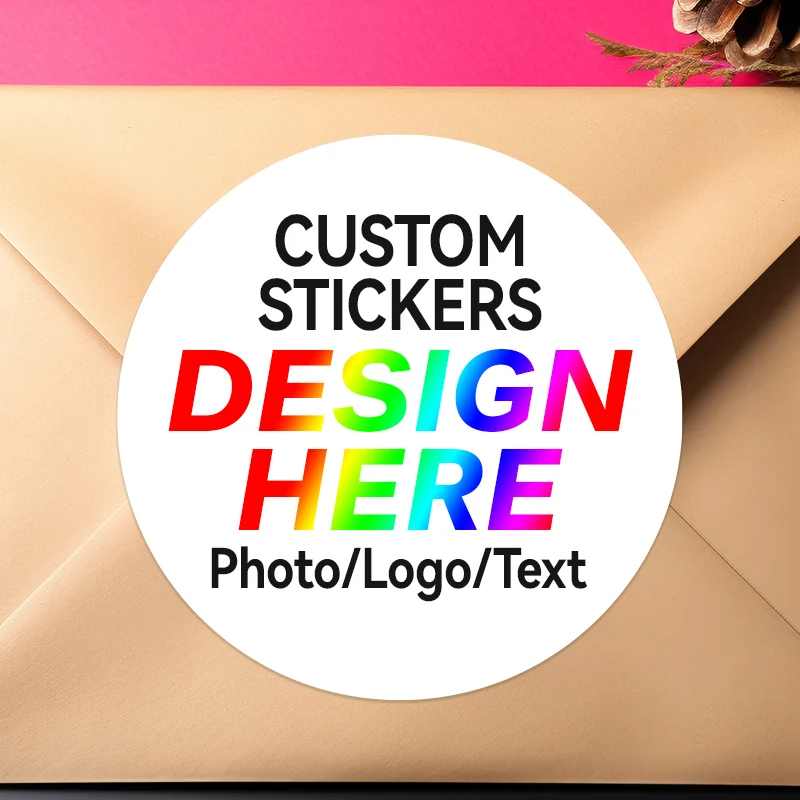 

Customized Matte Stickers with Photo/Logo | Waterproof Personalized Brand Labels | HD Printing & Scratch-Resistant Surface