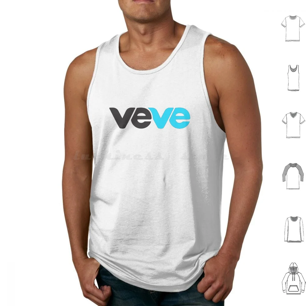 Veve Logo Tank Tops Print Cotton Omi Ecomi Veve Veve Collectibles App Ready Pla…