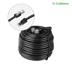 G.Craftsman Network Cable for IP Camera POE System CAT5 18m 30m 50m RJ45 Ethernet Cable LAN