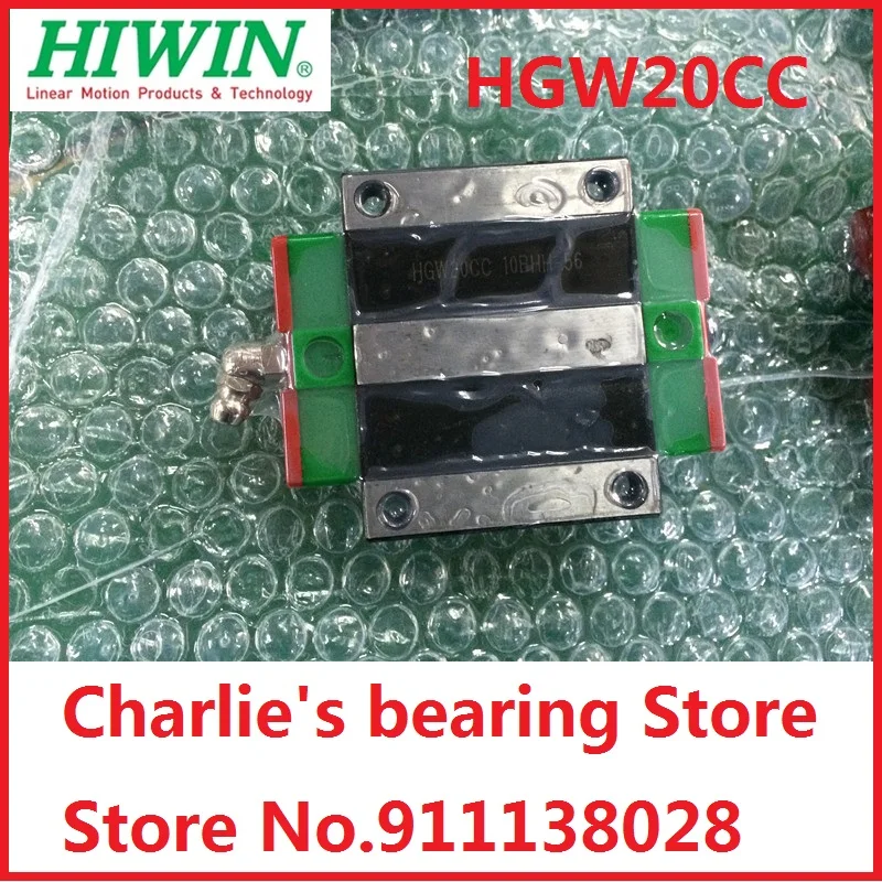 1pc 100% brand new original genuine Hiwin brand linear guide block HGW20CC