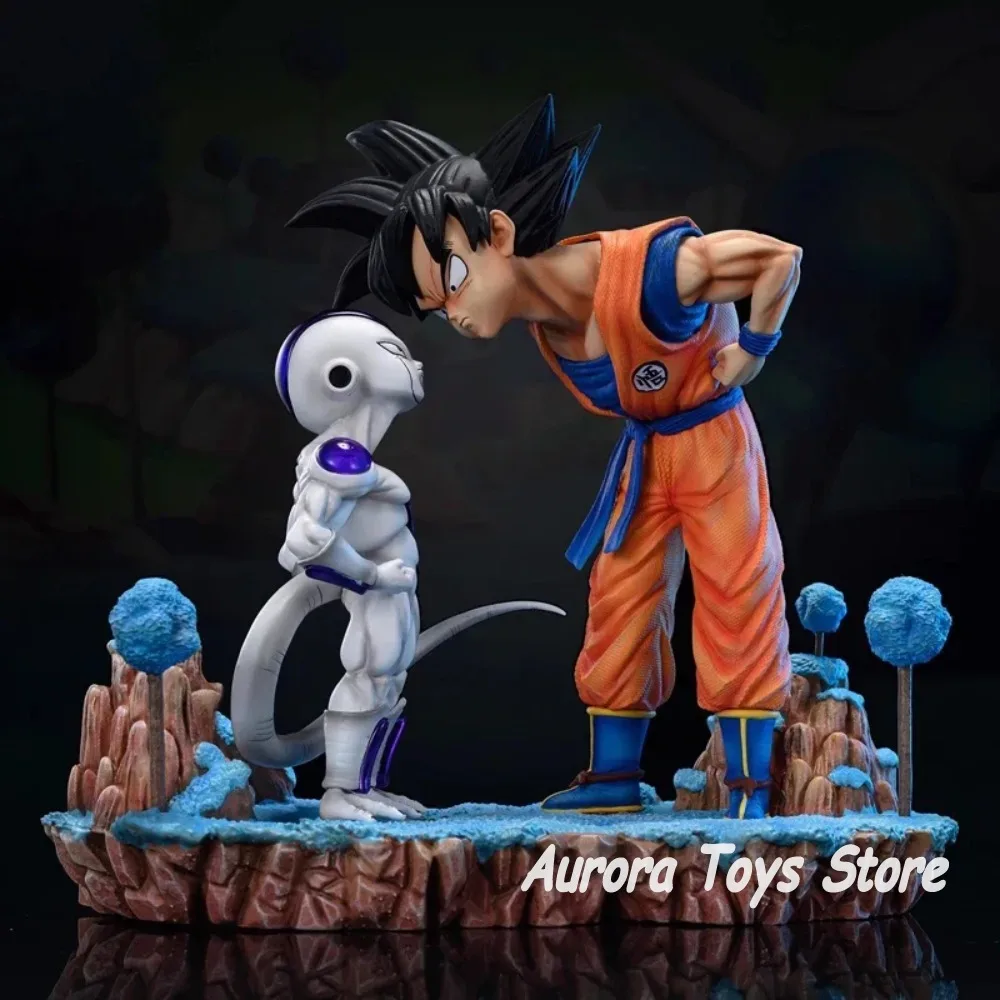 

14 см/5,51 дюйма аниме Dragon Ball Z фигурка Сон Гоку против Фриза фигурки героев ПВХ модель статуя коллекция кукол украшения игрушки подарки