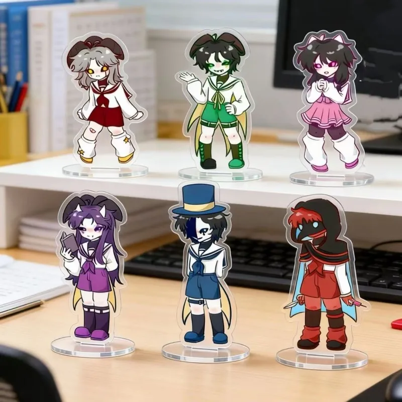 

Фигурка Пьеро из игры, 3,93 дюйма, акриловая подставка, статуэтка Арлекина, декоративная фигурка Элары, игрушка-подарок