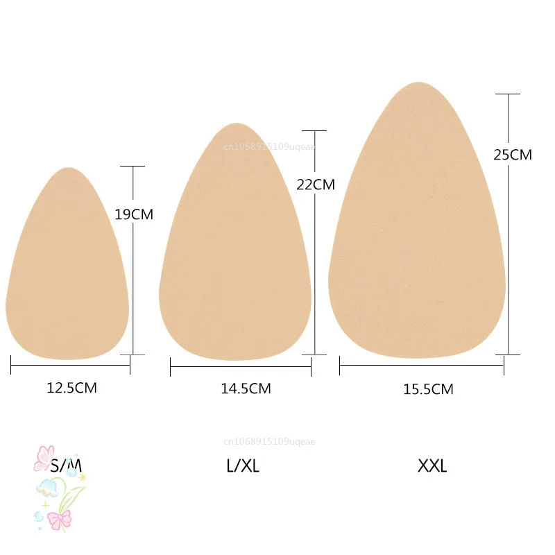 1 pasang Bra perekat ukuran besar wanita, stiker dada pengangkat puting silikon bantalan payudara tidak terlihat bentuk tetesan air
