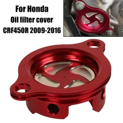Motorcycle Parts CNC Billet Oil Filter Cap Cover Plug For Honda CRF450R CRF 450R CRF 450 R CRF450X CRF 450X Motocross Dirt Bike