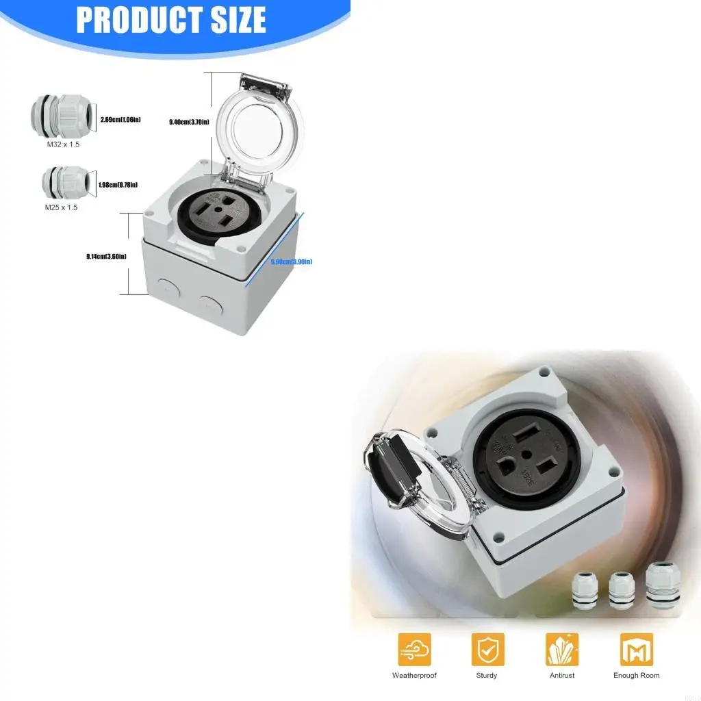 

Д08Д Простая розетка 50А 250В коробки выхода РЕЗЬБЫ 6 50Р для бремени