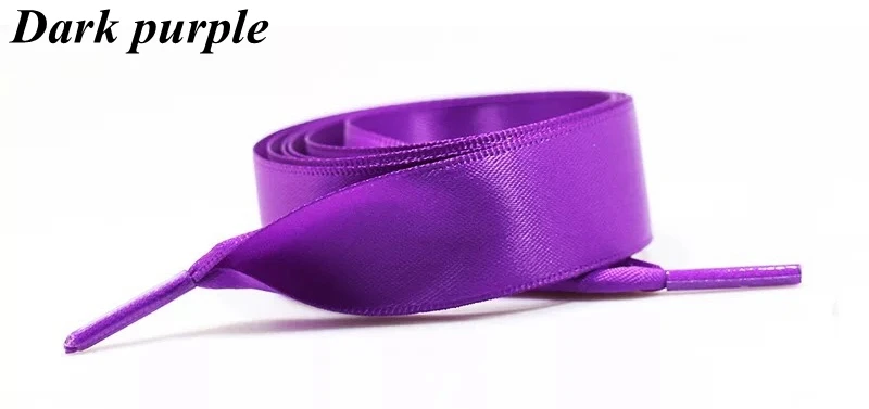 1 Paar neue Schnürsenkel aus Segeltuch, 2 cm Breite, Satin-Seidenband-Schnürsenkel für Sneaker-Schnürsenkel, 80 cm/100 cm/120 cm Länge – Detail 15
