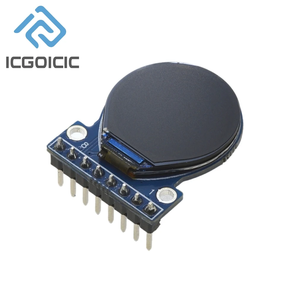 8PIN 0.71-inch TFT Display GC9D01 Small Screen 160x160 Module LCD Full Viewing Angle SPI Color Screen