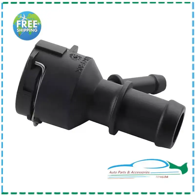 

1K0122291C Thermostat Flange Coolant Heater Hose Pipe Connector For VW Golf Jetta Passat CC For A3 TT Octavia