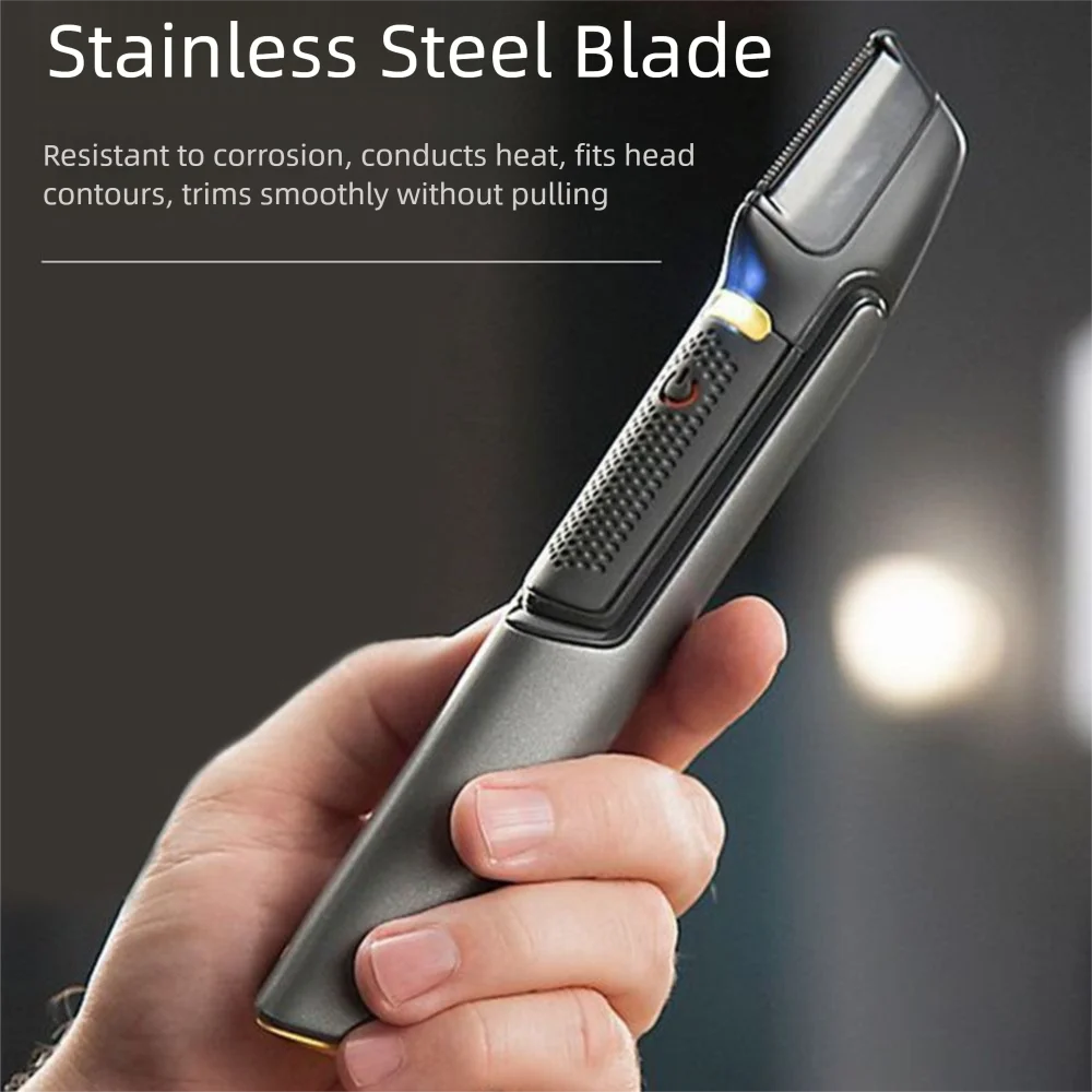 Portable Multifunctional Men's Hair Trimmer Waterproof Retractable Body Hair Trimmer Hair Clipper
