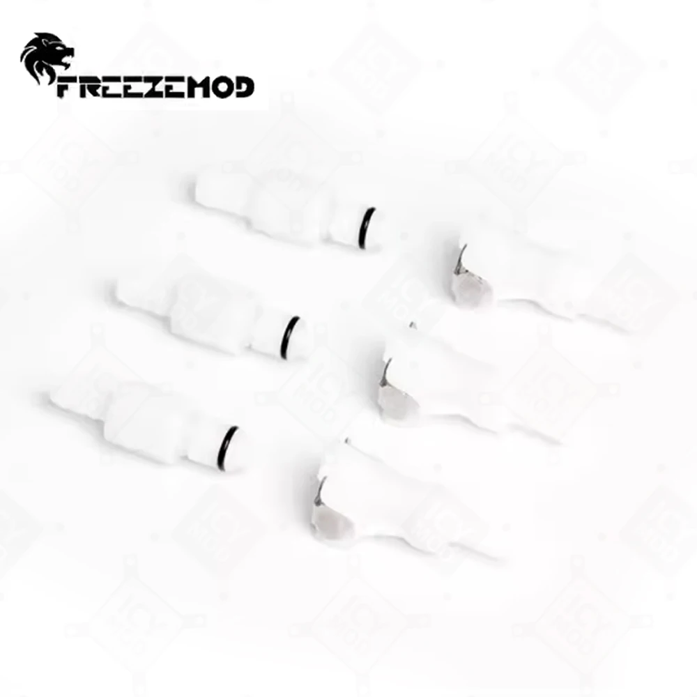 FREEZEMOD Bidirectional Quick Plug Water Stop Valve POM Material Double Pagoda Interface OD7.2mm/9.25mm/11.1mm PC Cooling MOD